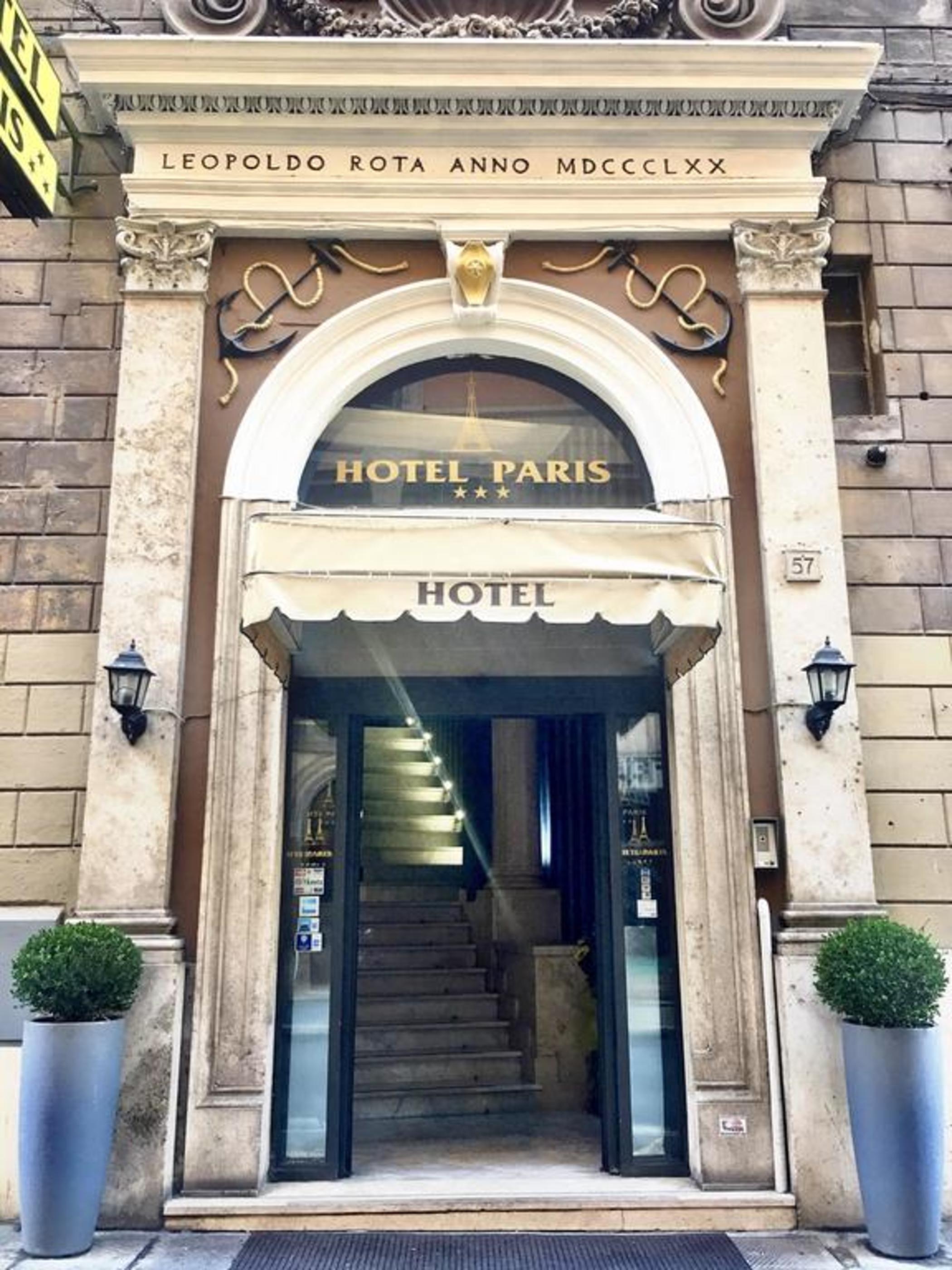 Hotel Paris Ρώμη Εξωτερικό φωτογραφία